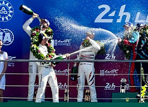 Podium 24h du Mans - Julien Andlauer