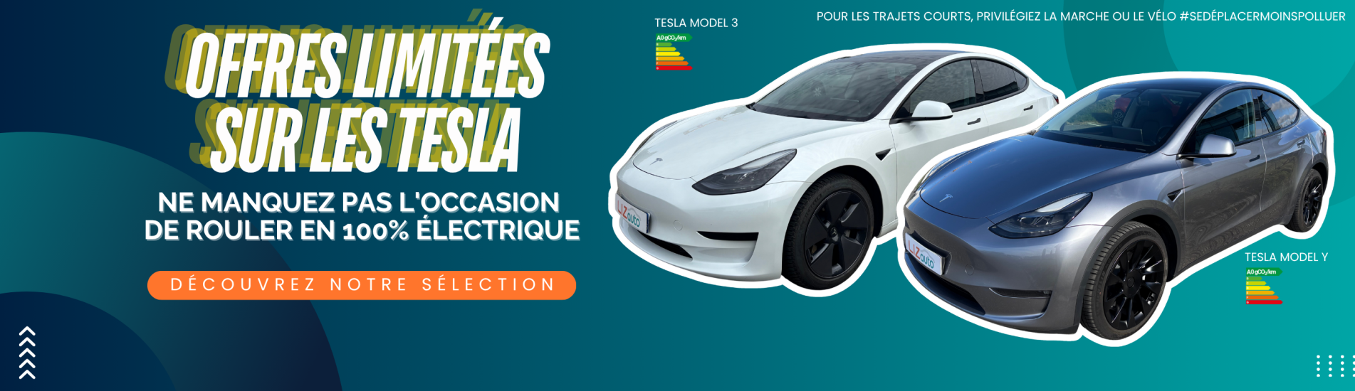 Offres spéciales sur nos Tesla en stock !