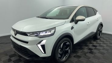 Aperçu du véhicule : Nouveau E-Tech full hybrid 145 Techno Blanc nacré - toit grège perle avec 3950€ d'équipements inclus